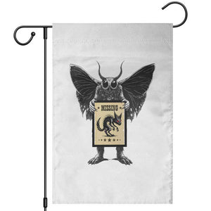Mothman Missing Chupacabra Garden Flag Funny Cryptid Gift TS12 White Print Your Wear