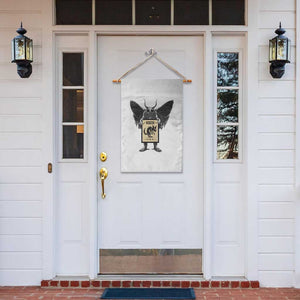 Mothman Missing Chupacabra Garden Flag Funny Cryptid Gift TS12 Print Your Wear
