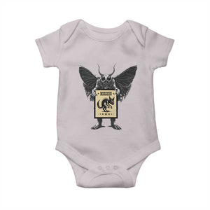 Mothman Missing Chupacabra Baby Onesie Funny Cryptid Gift TS12 Ice Gray Print Your Wear