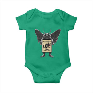 Mothman Missing Chupacabra Baby Onesie Funny Cryptid Gift TS12 Irish Green Print Your Wear
