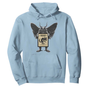 Mothman Missing Chupacabra Hoodie Funny Cryptid Gift TS12 Light Blue Print Your Wear