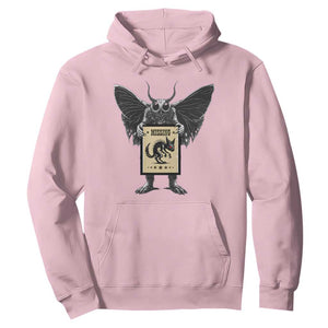 Mothman Missing Chupacabra Hoodie Funny Cryptid Gift TS12 Light Pink Print Your Wear