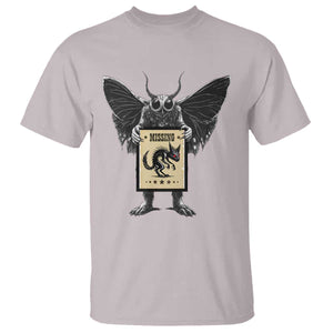Mothman Missing Chupacabra T Shirt Funny Cryptid Gift TS12 Ice Gray Print Your Wear