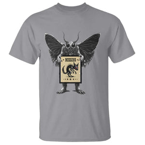 Mothman Missing Chupacabra T Shirt Funny Cryptid Gift TS12 Sport Gray Print Your Wear