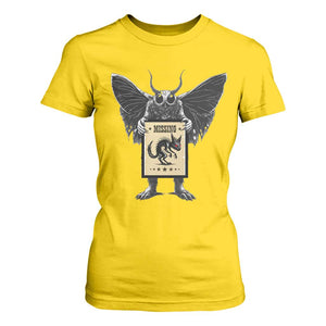 Mothman Missing Chupacabra T Shirt For Women Funny Cryptid Gift TS12 Daisy Print Your Wear