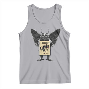 Mothman Missing Chupacabra Tank Top Funny Cryptid Gift TS12 Athletic Heather Print Your Wear