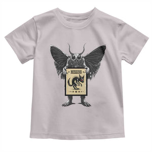 Mothman Missing Chupacabra Toddler T Shirt Funny Cryptid Gift TS12 Ice Gray Print Your Wear