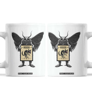 Mothman Missing Chupacabra Coffee Mug Funny Cryptid Gift TS12 White Print Your Wear