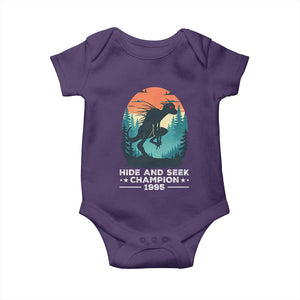 Chupacabra Baby Onesie Gothic Humor Hide And Seek Champion Gift TS12 Purple Print Your Wear