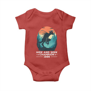 Chupacabra Baby Onesie Gothic Humor Hide And Seek Champion Gift TS12 Red Print Your Wear