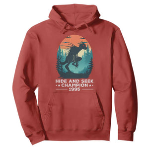 Chupacabra Hoodie Gothic Humor Hide And Seek Champion Gift TS12 Red Print Your Wear