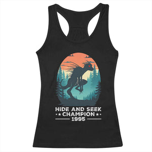 Chupacabra Racerback Tank Top Gothic Humor Hide And Seek Champion Gift TS12 Black Print Your Wear