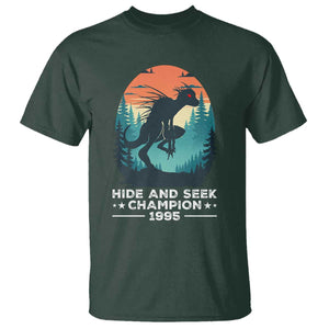 Chupacabra T Shirt Gothic Humor Hide And Seek Champion Gift TS12 Dark Forest Green Print Your Wear