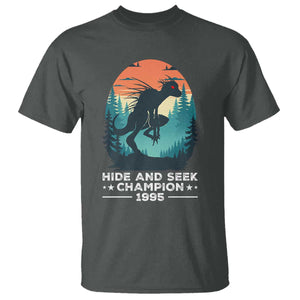Chupacabra T Shirt Gothic Humor Hide And Seek Champion Gift TS12 Dark Heather Print Your Wear