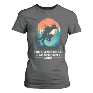 Chupacabra T Shirt For Women Gothic Humor Hide And Seek Champion Gift TS12 Dark Heather Print Your Wear