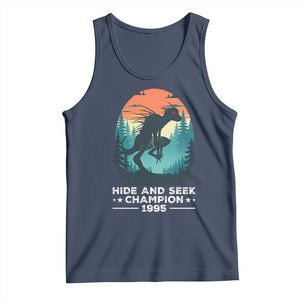 Chupacabra Tank Top Gothic Humor Hide And Seek Champion Gift TS12 Navy Print Your Wear
