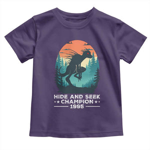 Chupacabra Toddler T Shirt Gothic Humor Hide And Seek Champion Gift TS12 Purple Print Your Wear