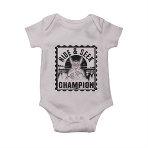 Chupacabra Hide And Seek Champion Since 1995 Baby Onesie Cryptid Gift TS12 Ice Gray Print Your Wear