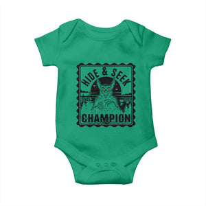 Chupacabra Hide And Seek Champion Since 1995 Baby Onesie Cryptid Gift TS12 Irish Green Print Your Wear