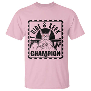 Chupacabra Hide And Seek Champion Since 1995 T Shirt Cryptid Gift TS12 Light Pink Print Your Wear