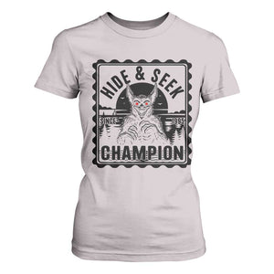 Chupacabra Hide And Seek Champion Since 1995 T Shirt For Women Cryptid Gift TS12 Ice Gray Print Your Wear