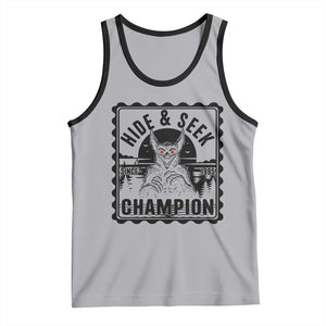 Chupacabra Hide And Seek Champion Since 1995 Tank Top Cryptid Gift TS12 Athletic Heather Black Print Your Wear