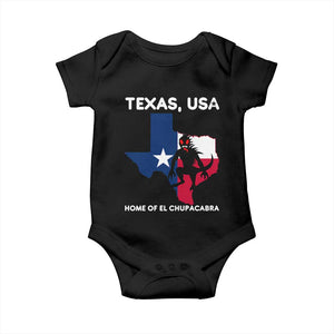 Chupacabra Texas Baby Onesie Home Of El Chupacabra Gothic Horror Gift TS12 Black Print Your Wear