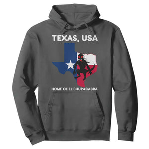 Chupacabra Texas Hoodie Home Of El Chupacabra Gothic Horror Gift TS12 Dark Heather Print Your Wear