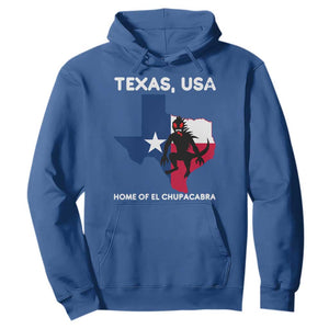 Chupacabra Texas Hoodie Home Of El Chupacabra Gothic Horror Gift TS12 Royal Blue Print Your Wear