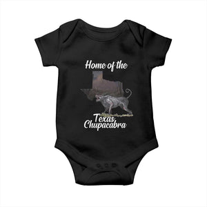 Chupacabra Baby Onesie Home Of The Texas Gothic Folklore Gift TS12 Black Print Your Wear