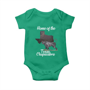Chupacabra Baby Onesie Home Of The Texas Gothic Folklore Gift TS12 Irish Green Print Your Wear