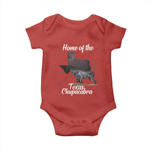 Chupacabra Baby Onesie Home Of The Texas Gothic Folklore Gift TS12 Red Print Your Wear