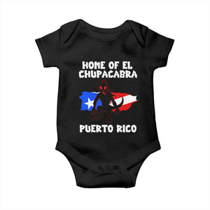 Chupacabra Baby Onesie Home Of Puerto Rico Legend Gothic Horror Gift TS12 Black Print Your Wear