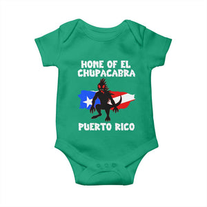 Chupacabra Baby Onesie Home Of Puerto Rico Legend Gothic Horror Gift TS12 Irish Green Print Your Wear
