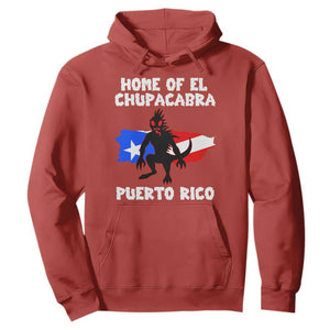 Chupacabra Hoodie Home Of Puerto Rico Legend Gothic Horror Gift TS12 Red Print Your Wear