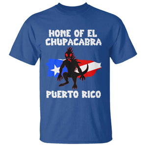 Chupacabra T Shirt Home Of Puerto Rico Legend Gothic Horror Gift TS12 Royal Blue Print Your Wear