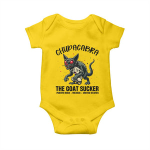 Chupacabra Baby Onesie The Goat Sucker Vintage Horror Cryptid Gift TS12 Daisy Print Your Wear