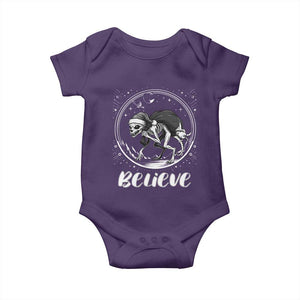 Chupacabra Baby Onesie Funny Believe Christmas Cryptid Gift TS12 Purple Print Your Wear