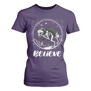Chupacabra T Shirt For Women Funny Believe Christmas Cryptid Gift TS12 Purple Print Your Wear