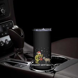 Funny Chupacabra Skinny Tumbler Merry Cryptmas Christmas Gift TS12 Print Your Wear