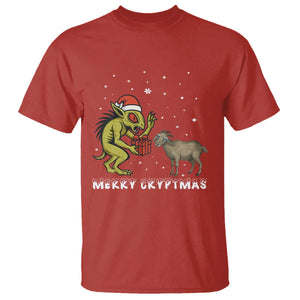 Funny Chupacabra T Shirt Merry Cryptmas Christmas Gift TS12 Red Print Your Wear