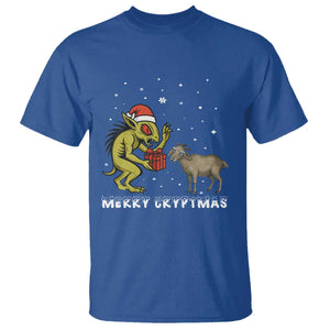 Funny Chupacabra T Shirt Merry Cryptmas Christmas Gift TS12 Royal Blue Print Your Wear