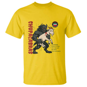 Chupacabra T Shirt Vintage Horror Cryptid Gift TS12 Daisy Print Your Wear