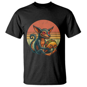 Funny Chupacabra Eat Tacos Cryptid Gift T Shirt TS12 Black Print Your Wear