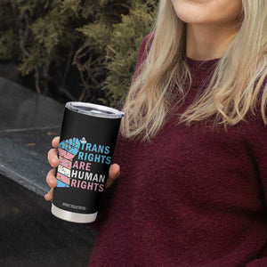 Trans Rights Are Human Rights Tumbler Cup Christmas LGBTQ Supporter Gift TS12 Print Your Wear