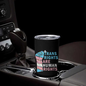 Trans Rights Are Human Rights Tumbler Cup Christmas LGBTQ Supporter Gift TS12 Print Your Wear