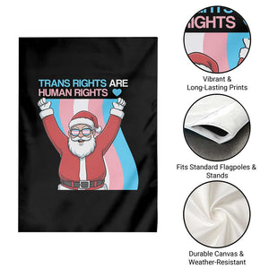 Christmas Trans Rights Are Human Rights Garden Flag LGBTQ Advocate TS12 Print Your Wear