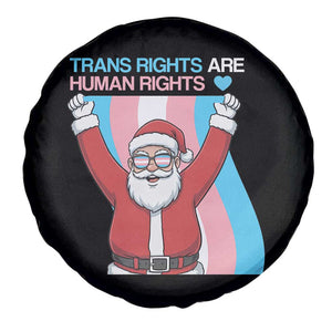 Christmas Trans Rights Are Human Rights Spare Tire Cover LGBTQ Advocate TS12 Print Your Wear