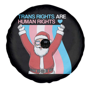 Christmas Trans Rights Are Human Rights Spare Tire Cover LGBTQ Advocate TS12 Print Your Wear