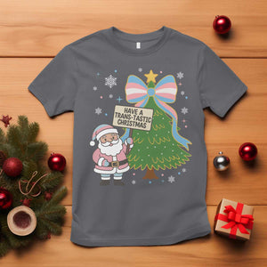 Have A Trans Tastic Christmas T Shirt Transgender Pride TS12 Charcoal Print Your Wear